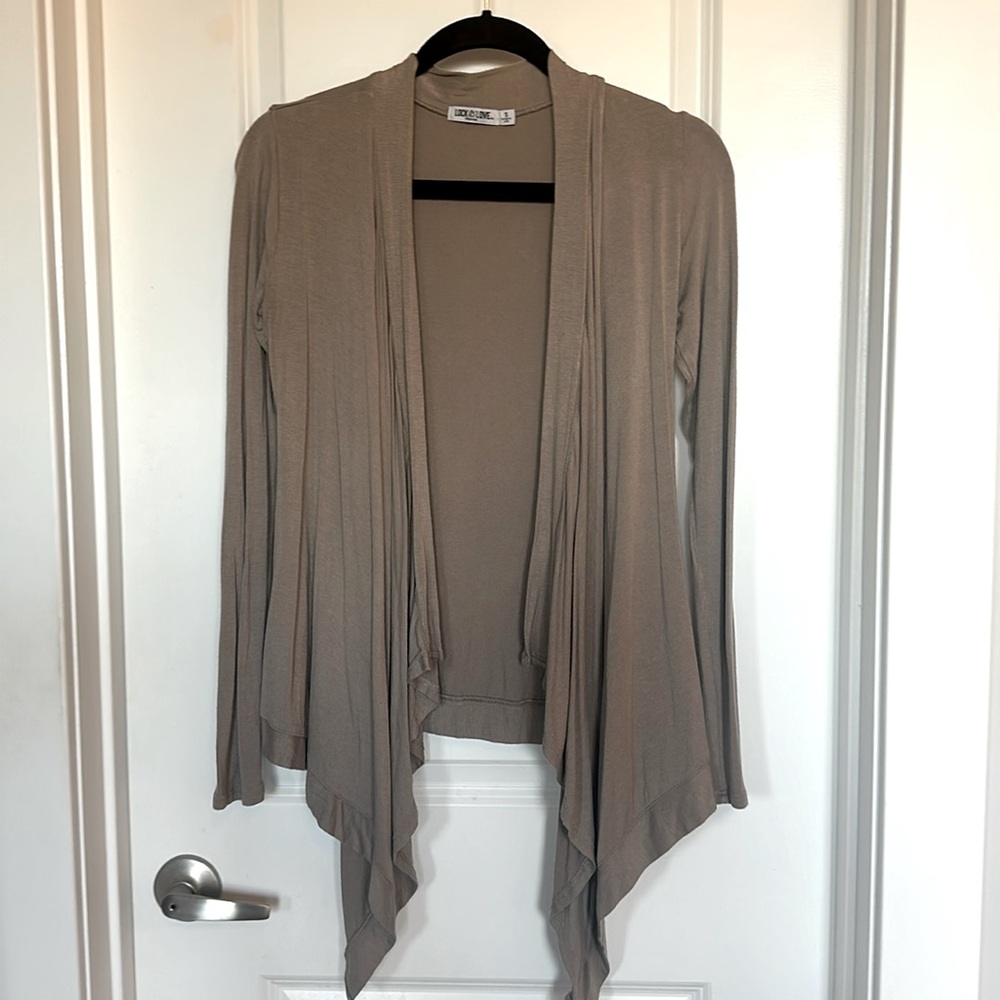 Brown cardigan
